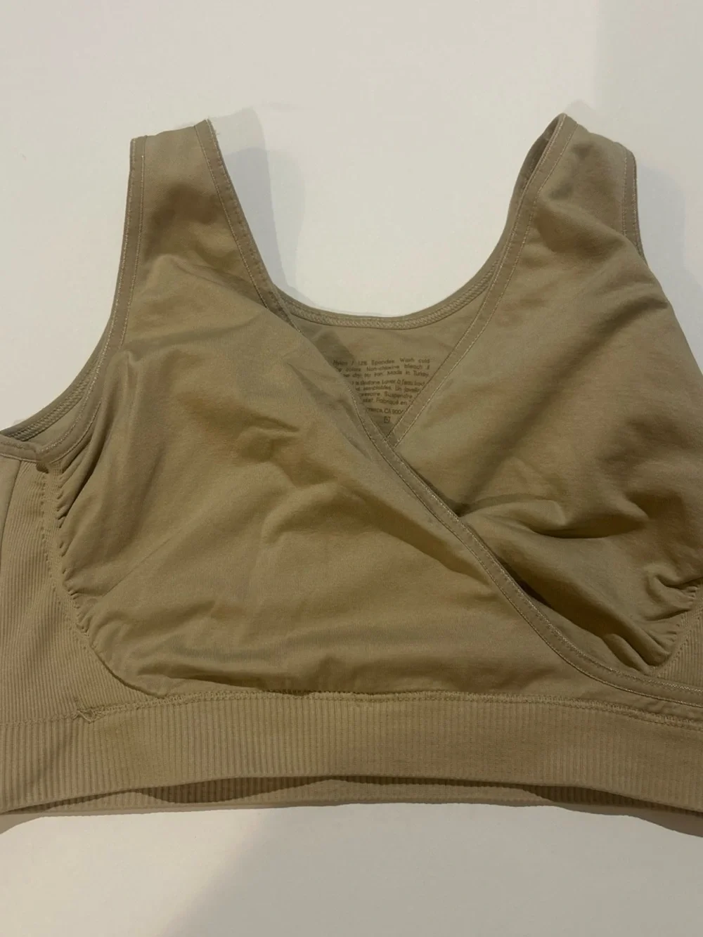 Ingrid & Isabel maternity nursing bra nude size medium